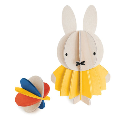 Lovi DIY Wooden Card . Miffy & Ball
