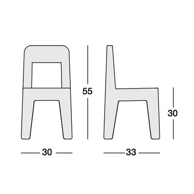 Magis Seggiolina Pop Kid's Chair, Orange