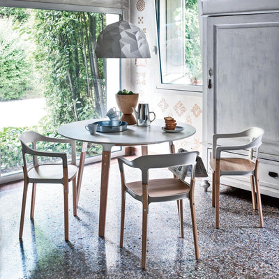 refurblished | Magis Steelwood Chair , White/Beech