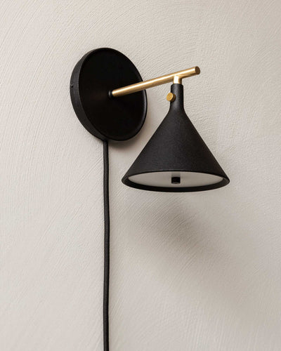 Audo Cast Sconce Wall Lamp with Diffuser (Dimmable)