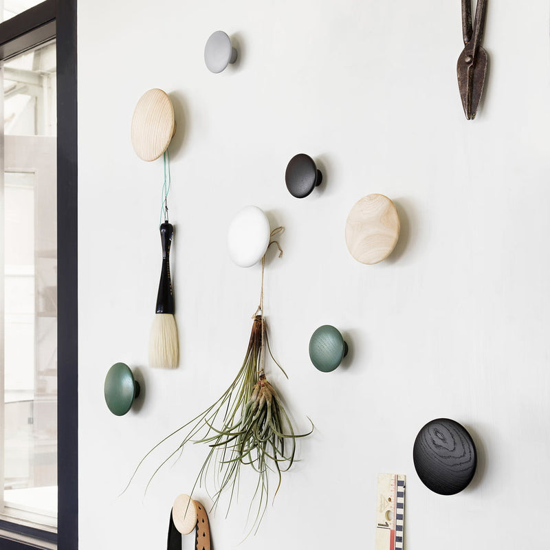 Muuto Dots Wood wall hook (set of 5), oak