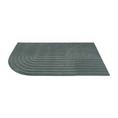 Muuto Relevo rug 170x240, dark green