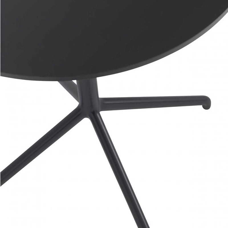 Muuto Still Cafe Table, Black Nanolaminate/Black (Ø75xH95cm)