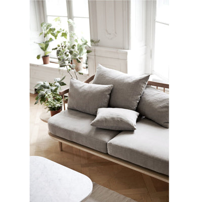 &Tradition SC3 Fly sofa, white oiled oak/hot madison 094