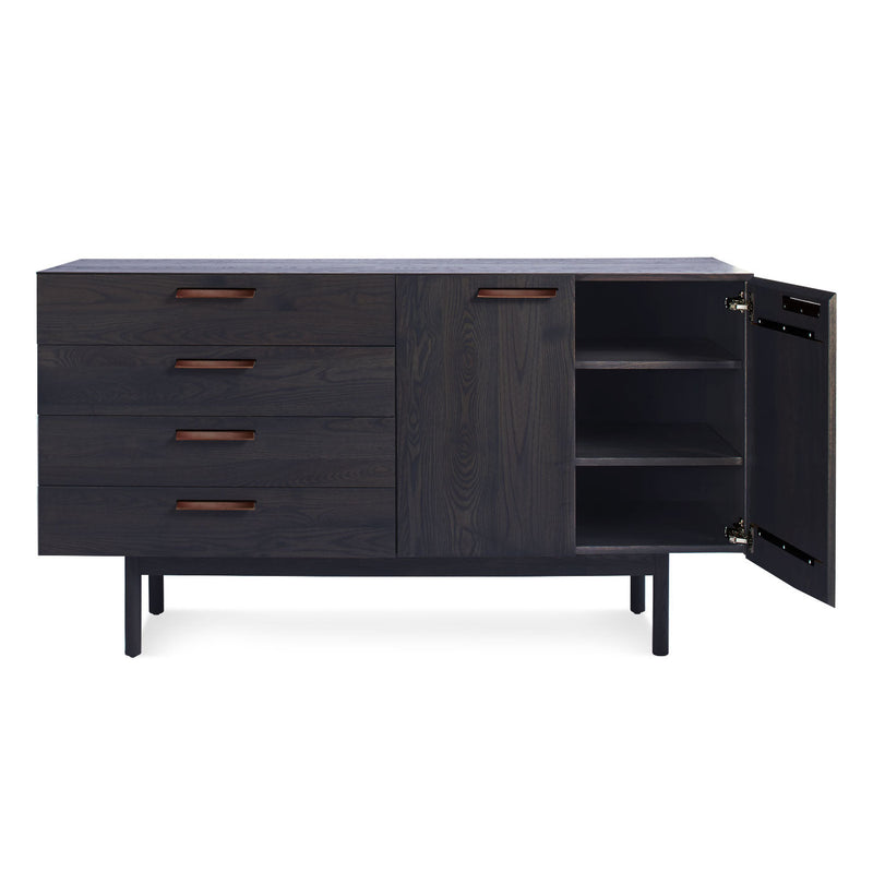 Blu Dot Shale 4 Drawer / 2 Door Credenza
