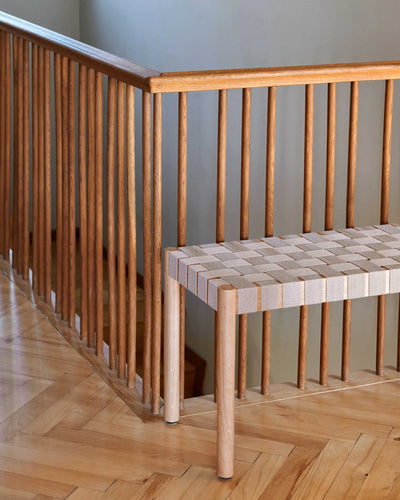 &Tradition TK4 Betty Bench, Oak w. Natural Webbing