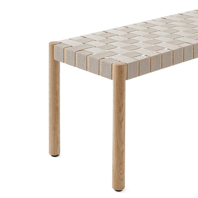 &Tradition TK4 Betty Bench, Oak w. Natural Webbing