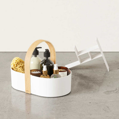 Umbra Bellwood caddy, white/natural