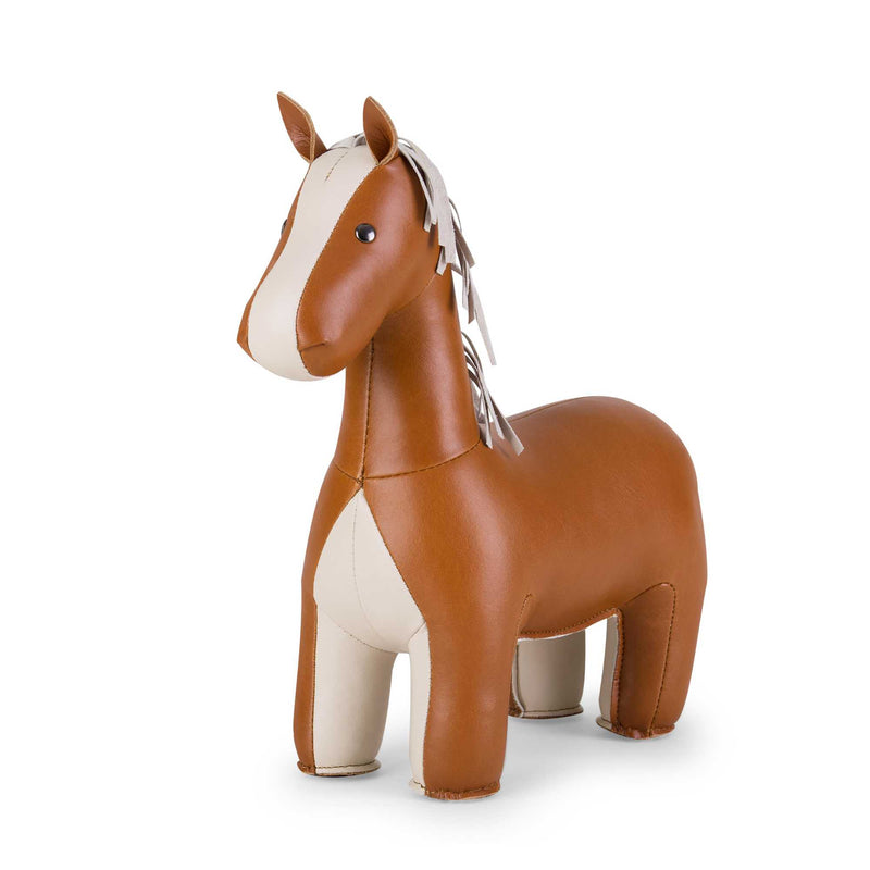 Zuny Bookend Classic Horse, Tan/Wheat
