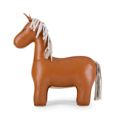 Zuny Bookend Classic Horse, Tan/Wheat