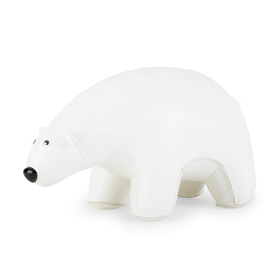 Zuny Bookend Polar Bear, White