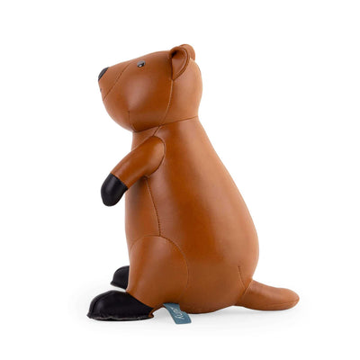 Zuny Bookend Quokka, Tan/Black