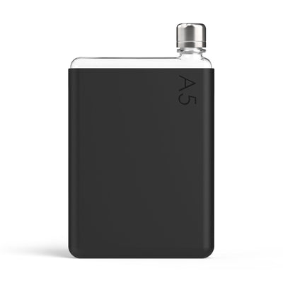 Memobottle A5 silicone sleeve, Black ink