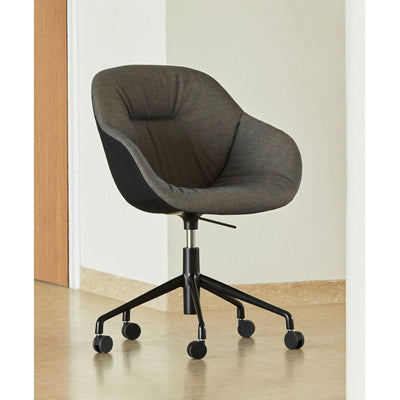 Hay AAC 153 Soft Duo, black powder coated aluminium, remix 852, steelcut trio 195