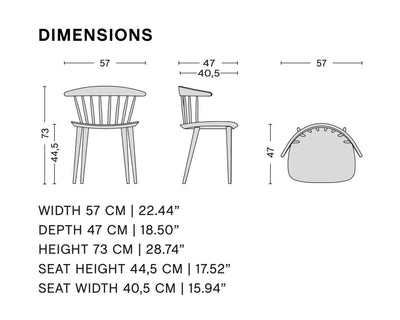 HAY J104 Chair, white