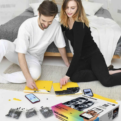 Mozabrick Mosaic wall art puzzle small (51x51 cm)