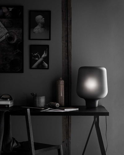Northern Say My Name table lamp, smoked grey matt