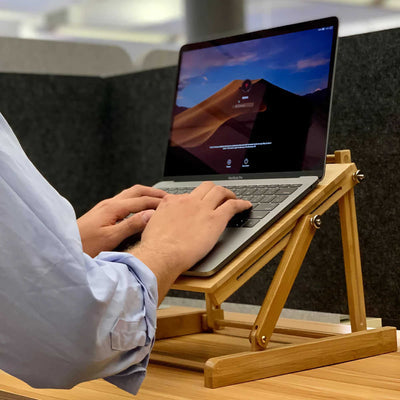 Kikkerland Bamboo Laptop Stand