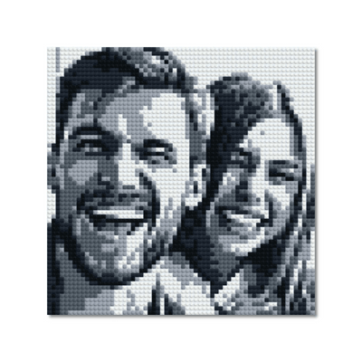 Mozabrick Mosaic wall art puzzle small (51x51 cm)