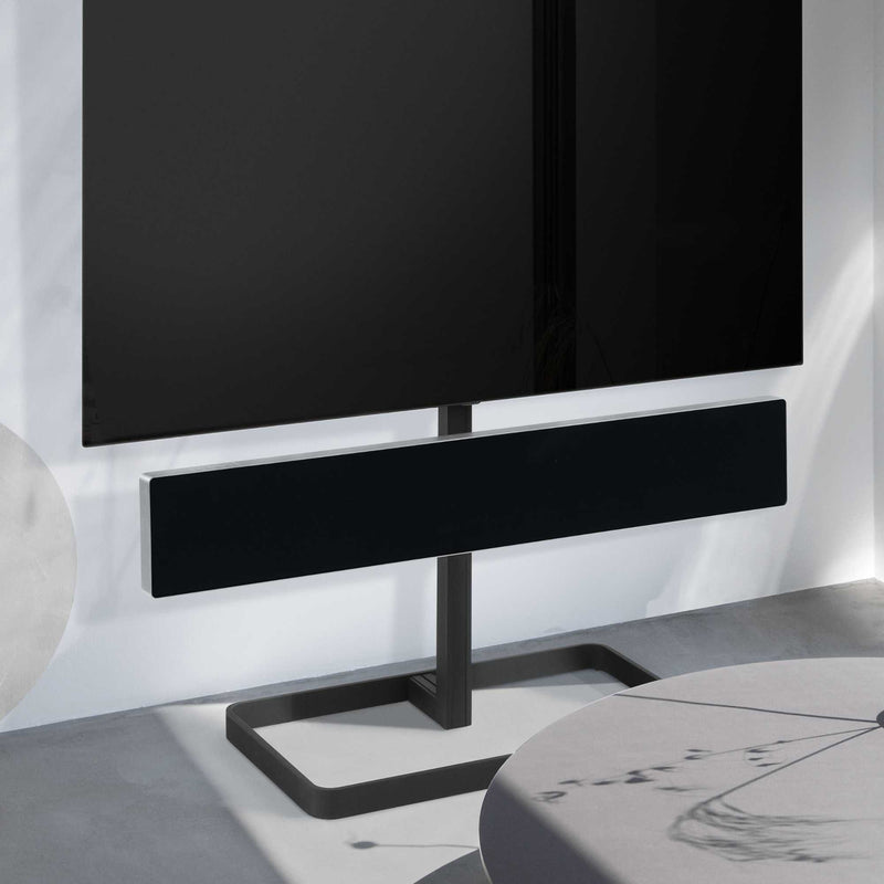 Bang & Olufsen Beosound Stage Powerful Dolby Atmos Soundbar, silver/black