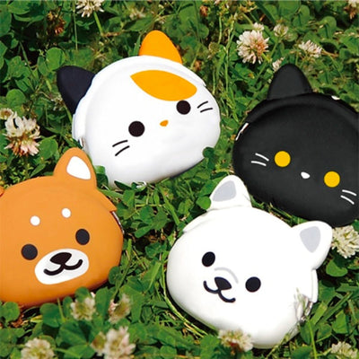 P+G Design Mimi POCHI Friends Coin Case , Shiba Inu White