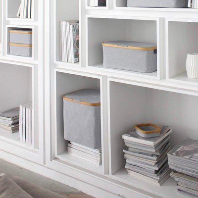 Gudee Akore storage box, grey