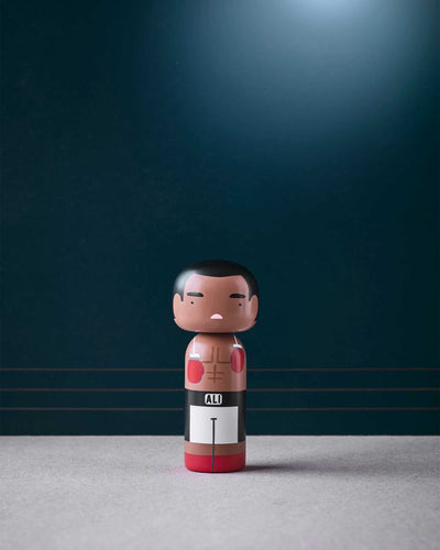 Lucie Kaas Klokeshi Doll, Muhammad Ali (15 cm)