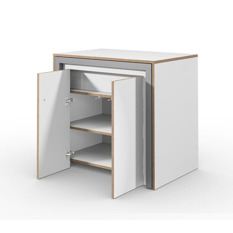 Alwin's Room&Board extendable table, white