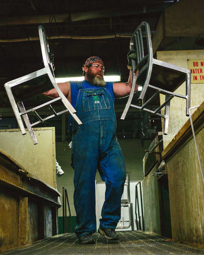 Emeco 1006 NAVY® chair, brushed