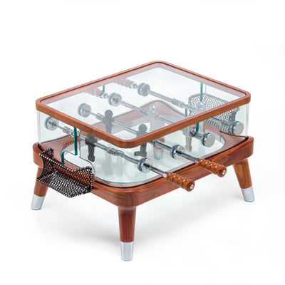 Teckell Intervallo Foosball coffee table, walnut
