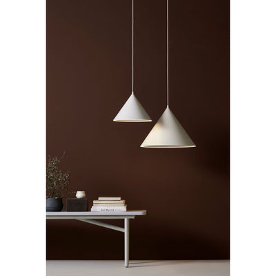 Woud Annular Pendant Small , White