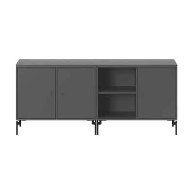 Montana Save sideboard with legs, 3 unit with door, 1 open-shelf