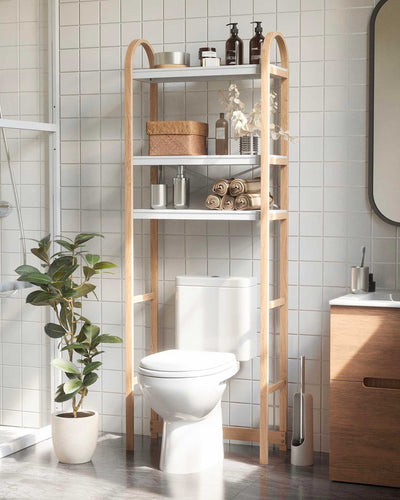 Umbra Bellwood Over The Toilet shelf, natural