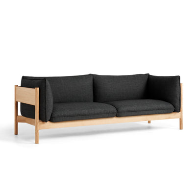 Hay Arbour Eco 3 Seater , Re-Wool 198-Oiled Waxed Solid Oak