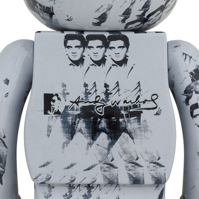 BE@RBRICK Andy Warhol's ELVIS PRESLEY 1000%