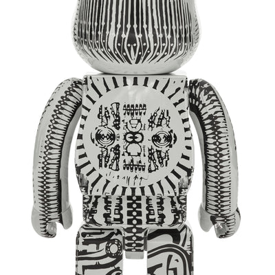 BE@RBRICK H.R.Giger White Chrome Ver. 1000%