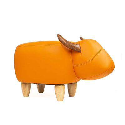 Liberty Orange cow animal stool