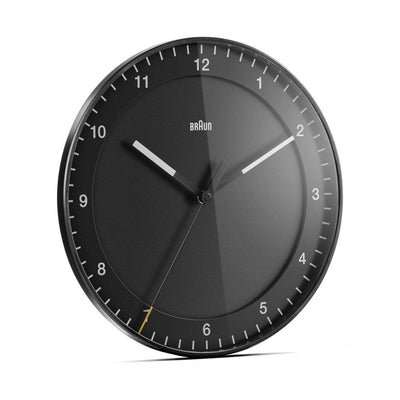 Braun BC17 wall clock, black