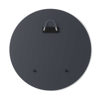 Umbra Hub Beveled Round Mirror, Black (Ø91cm)