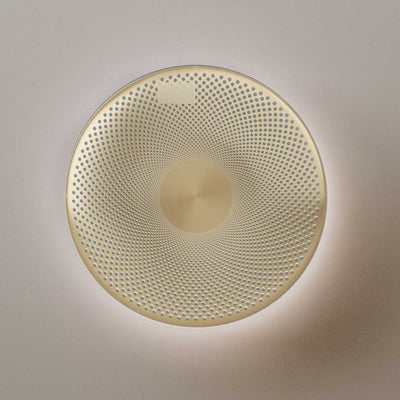 Northern Glint wall lamp, brass