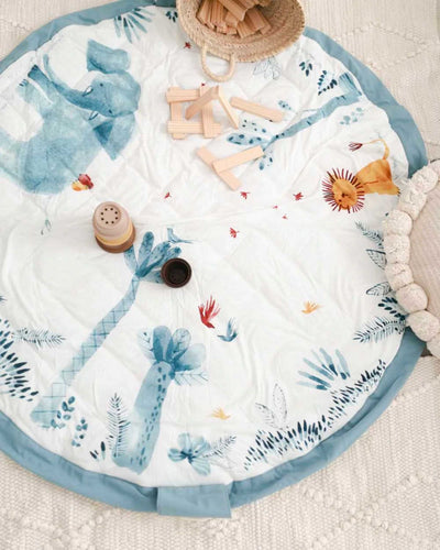 Play&Go SOFT baby playmat and bag, moulin roty baobab (ø120cm)