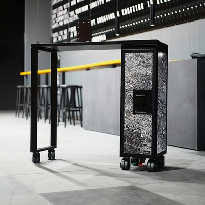 Bordbar High Table Add-On , Black