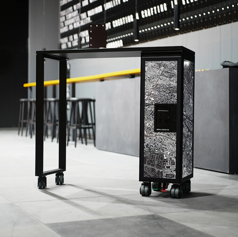 Bordbar High Table Add-On , Black