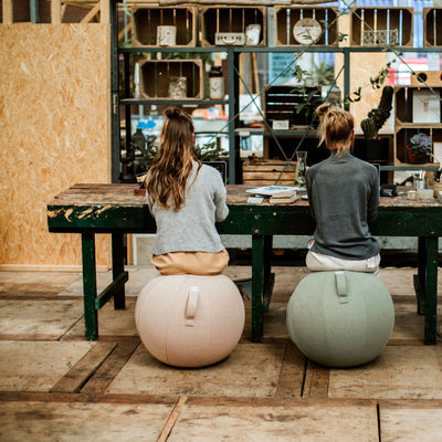 VLUV LEIV active sitting & yoga ball, mustard