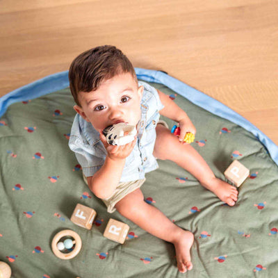 Play&Go SOFT baby playmat and bag, ping pong (ø120cm)