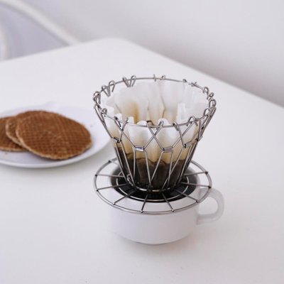 Kikkerland Brass Collapsible Coffee Dripper