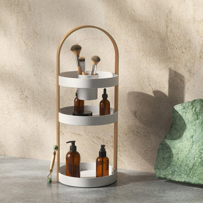 Umbra Bellwood Cosmetic Organizer , White/Natural