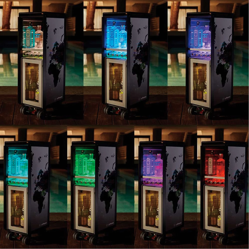 Bordbar Shelf with led