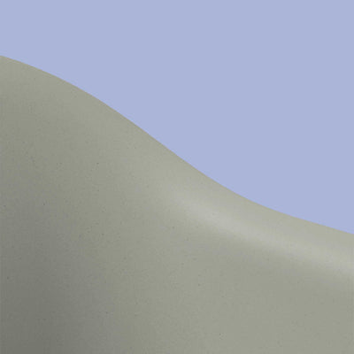 Muuto Fiber armchair sled base, dusty green/dusty green