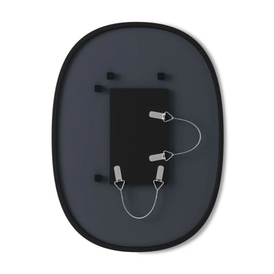 Umbra Hub oval wall mirror 60x90, black